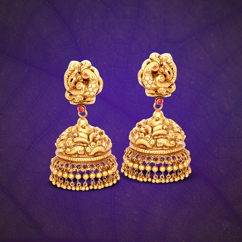 22K Gold Jhumka from GRT