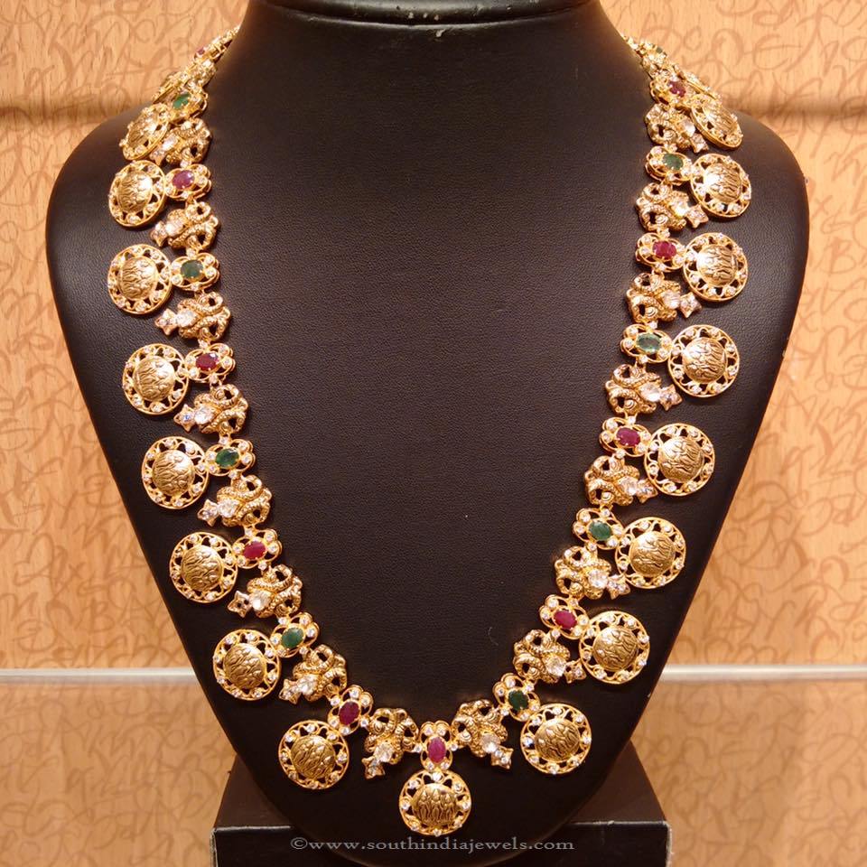 Gold Antique Nakshi Haram from NAJ Jewellery