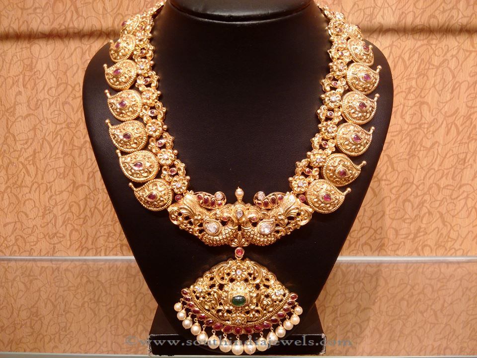 Gold Bridal Mango Long Necklace from NAJ