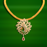 20 Grams Gold Necklace Designs in GRT Jewellers