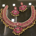 Gold Plated Pure Silver Ruby Necklace