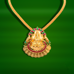 Light Weight Gold Temple Necklace from GRT