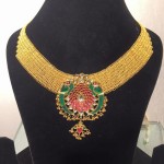 Low Weight Gold Choker Necklace