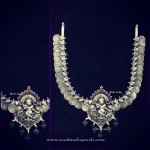 Pure Silver Shree Krishna Nakshi Coin Necklace