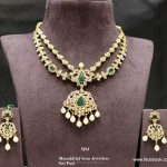 22k Gold Necklace Earrings Sets