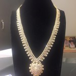 Bridal Diamond Long Necklace Model