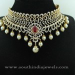 Gold Diamond Jewellery Necklace Designs