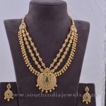 Indian Uncut Diamond Necklace Set and Earrings