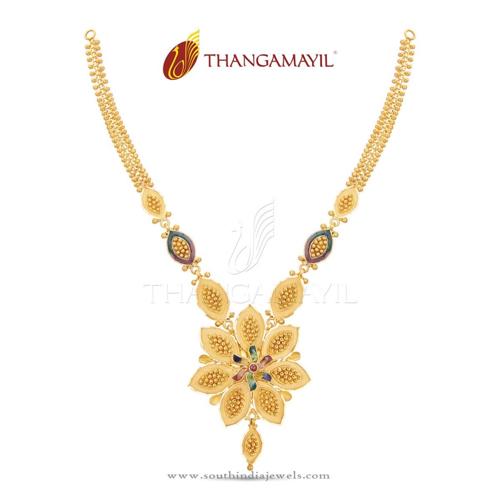 Low Weight Gold Jewellery Necklace