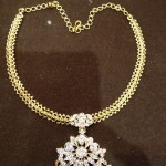 Simple Diamond Attigai Necklace