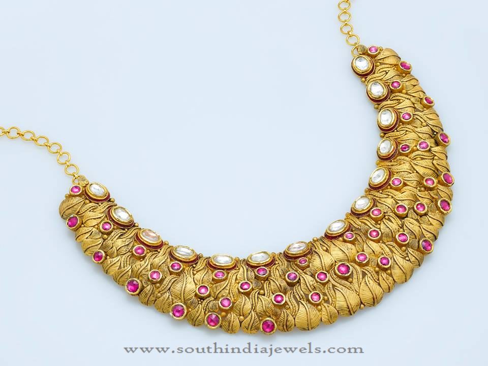 Designer Gold Choker Necklace from Josco Jewellers