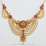 Gold Antique Necklae from Bhima Jewellers