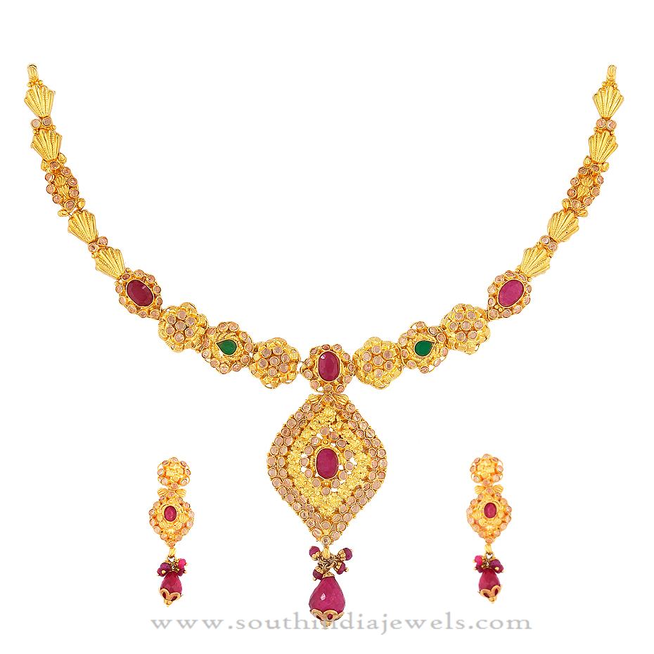 Gold Jewellery Necklace from Kamadhenu