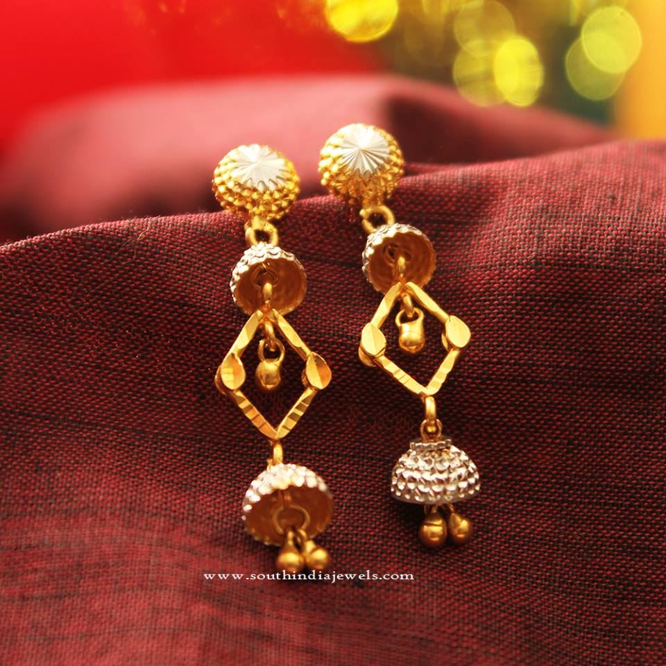 Gold Rhodium Earrings