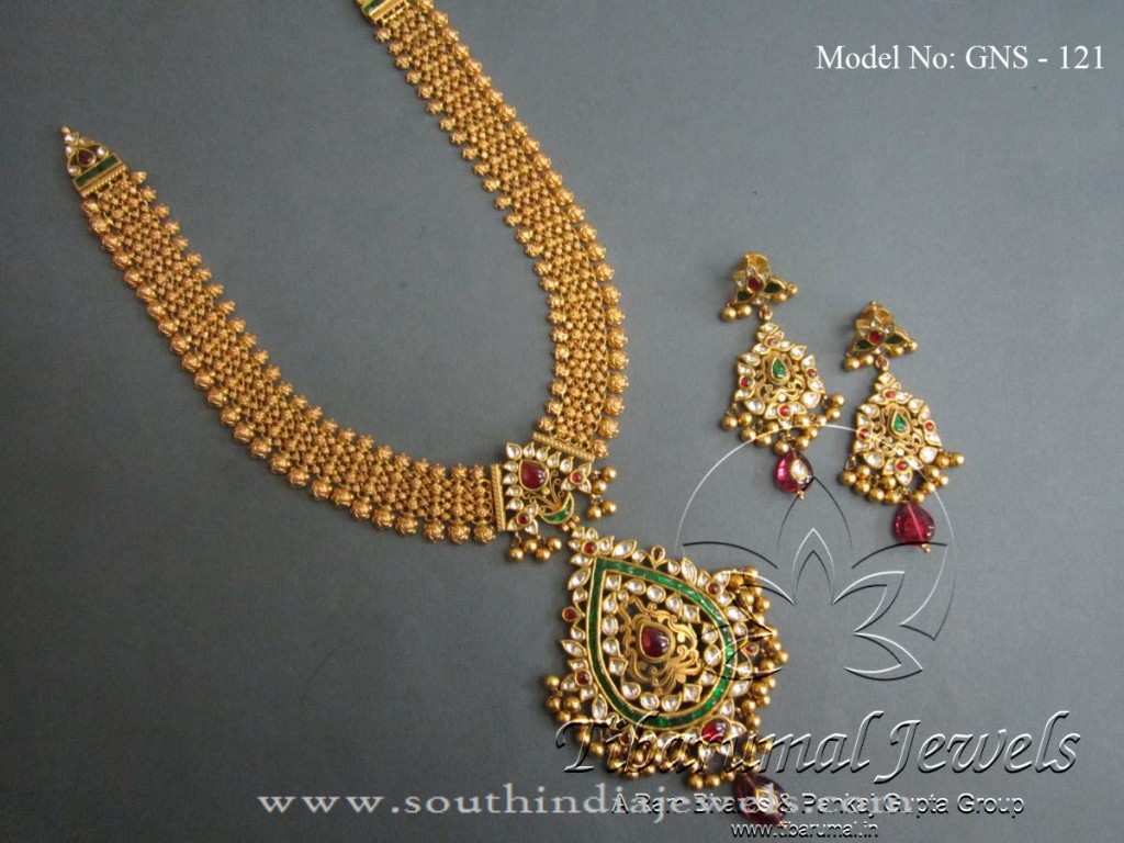 Indian Gold Jewellery Necklace Sets 