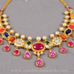 Navarathna Gold Necklace from Bombay Jewellers
