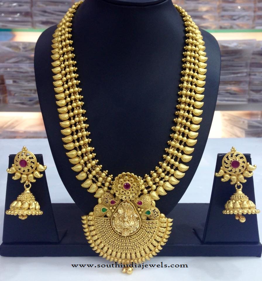 One Gram Gold Bridal Haram Design