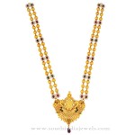 Gold Beaded Long Necklace from Kamadenu Jewellery