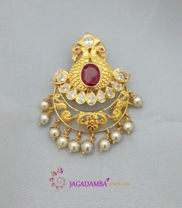 20 Grams Gold Pendant - South India Jewels