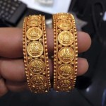 Gold Coin Bangle Design