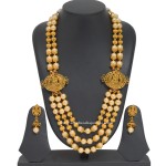 Gold Plated Temple Pearl Haram