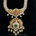 Heavy Gold Peacock Necklace