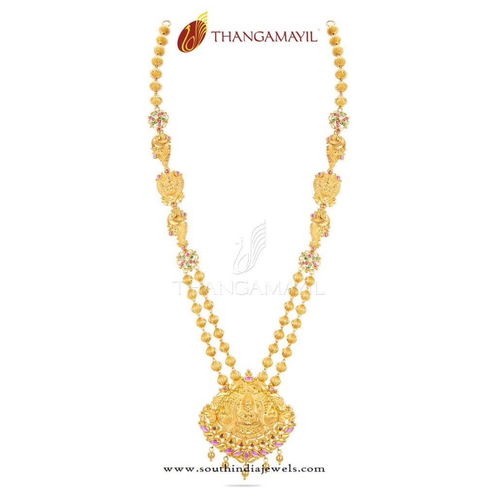 Gold Long Necklace Set for Weddings