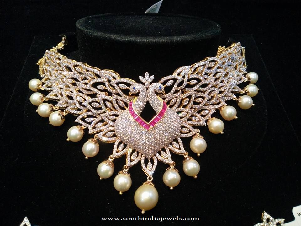 Indian Designer Diamond Choker Necklace
