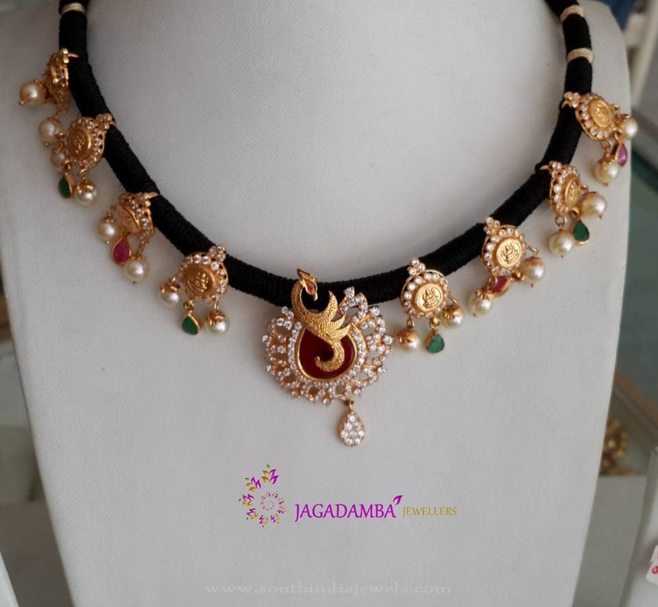 Beautiful Black Dori Necklace Designs