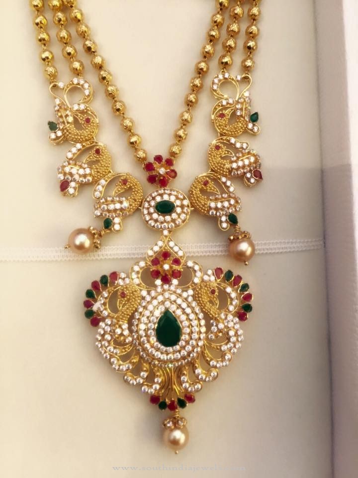 Beautiful Gold Necklace Design ~ South 