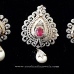 Diamond Pendant & Earrings for Chains