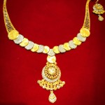 Gold Rhodium Necklace Design