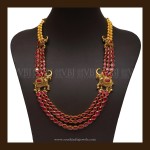 South Indian Style Antique Ruby Necklace