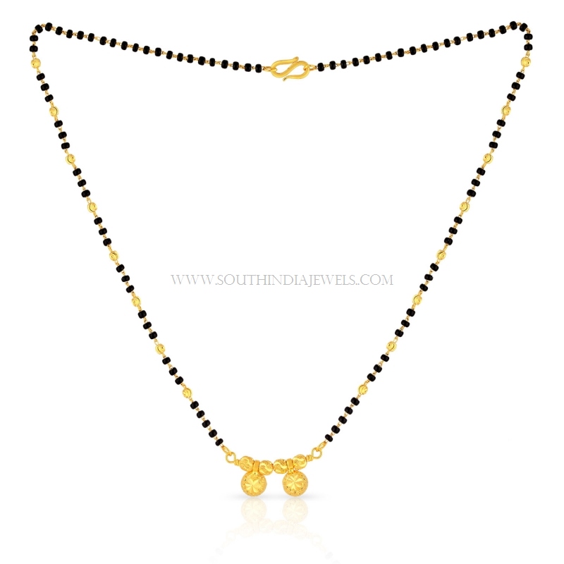 24kt gold mangalsutra designs with price
