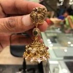 Antique Finish Gold Jhumka