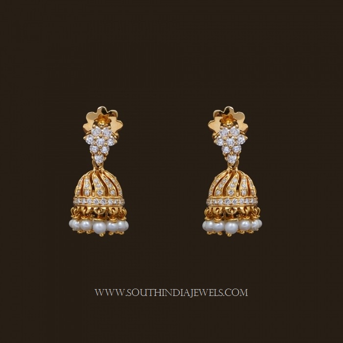 gold jhumka designs with weight and price