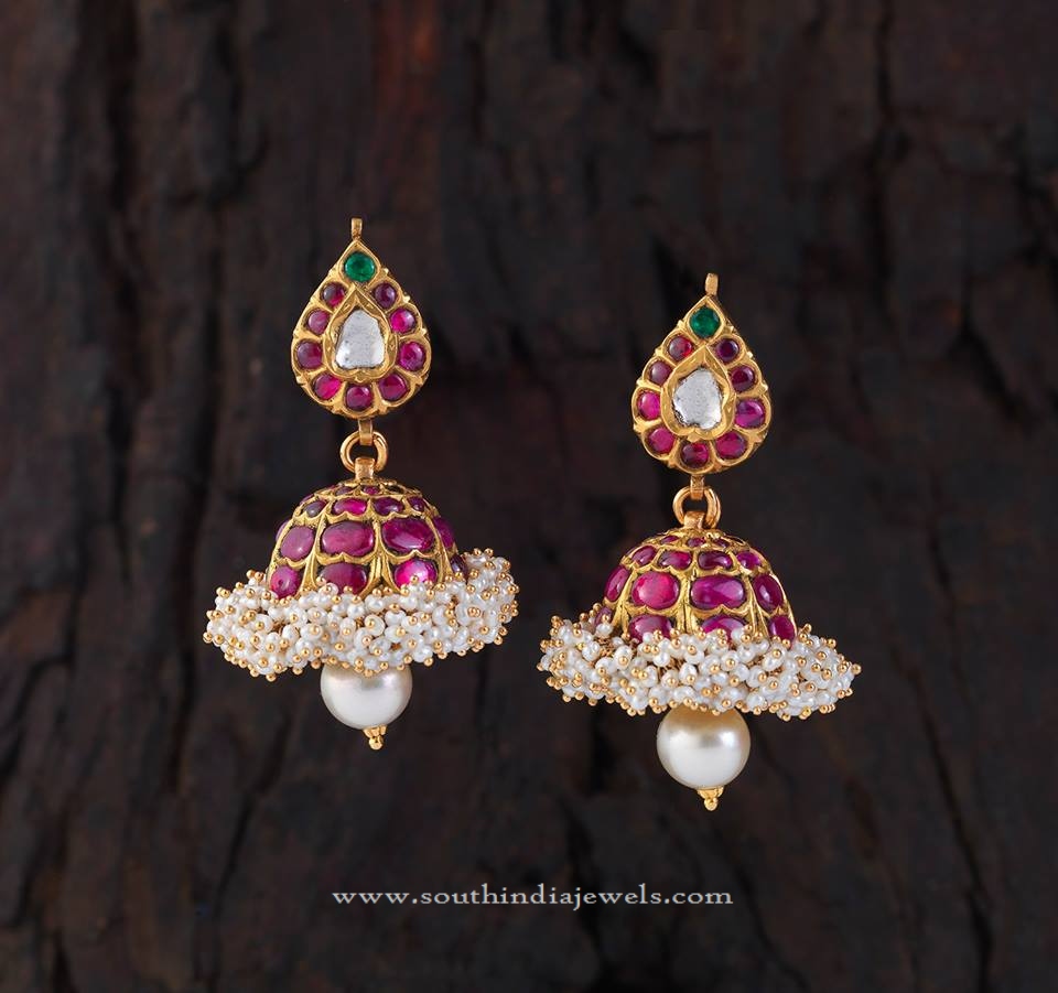 Gold Jhumka Pictures