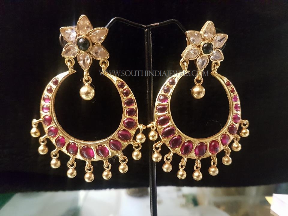 Gold Plated Silver Earrings ~ South 