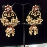 Gold Plated Silver Jhumka Earrings