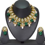 Kundan Emerald Choker Necklace