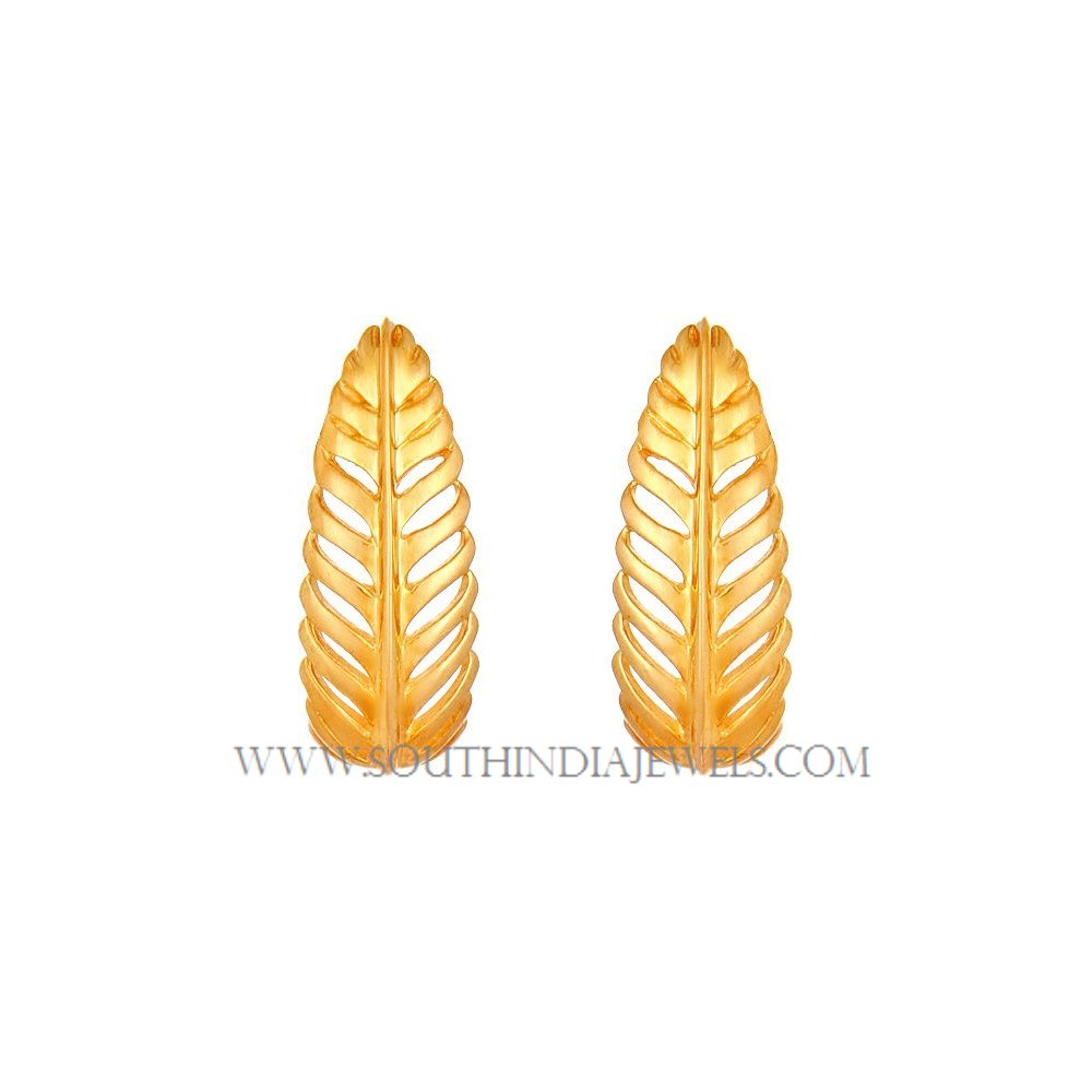Gold Earrings Designs in 2 Grams