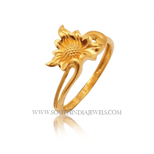 gold ring design for female without stone