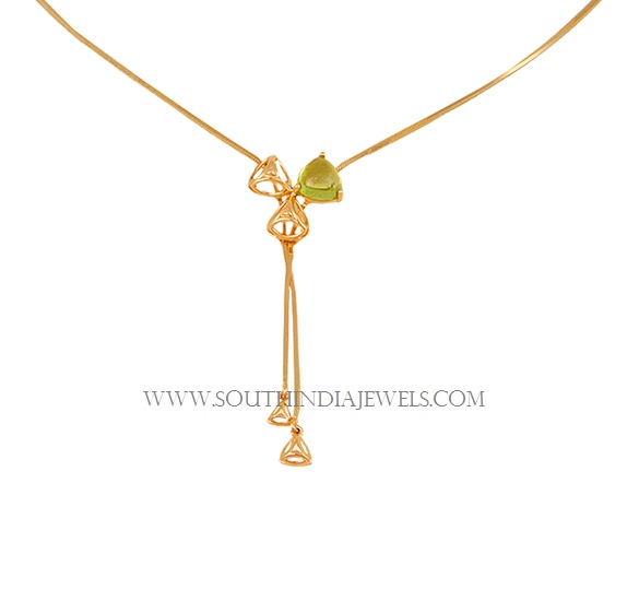 Tanishq Lightweight Gold Necklace Designs with Price ~ South ...