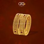 22K Gold Antique Bangles From GRT