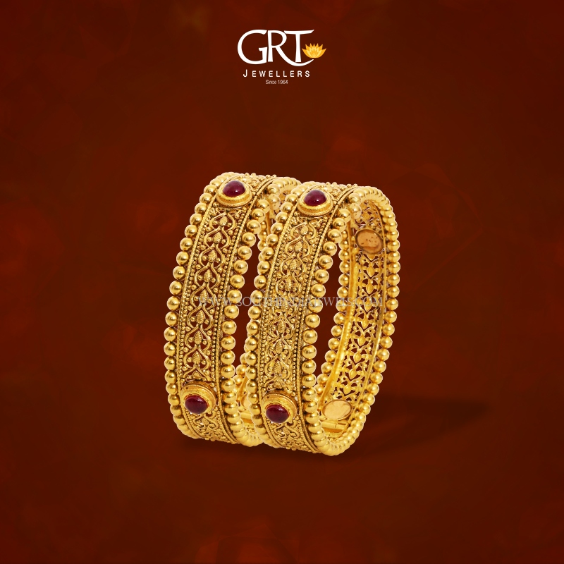 22K Gold Bridal Bangles From GRT