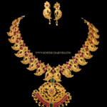 Antique Gold Plated Attigai Necklace