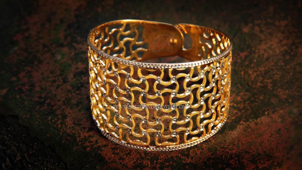 Big Gold Cuff From Rakesh Jewellers