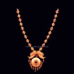 Gold Antique Beaded Necklace from Bhima