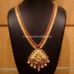 Gold Ruby Coin Necklace From NAJ