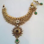 Gold Designer Choker From New Sri Vasavi Jewellers